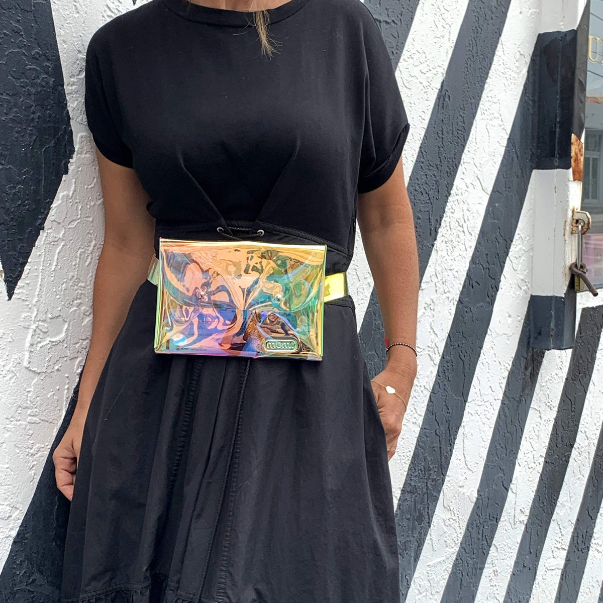 Belt on sale bag holographic